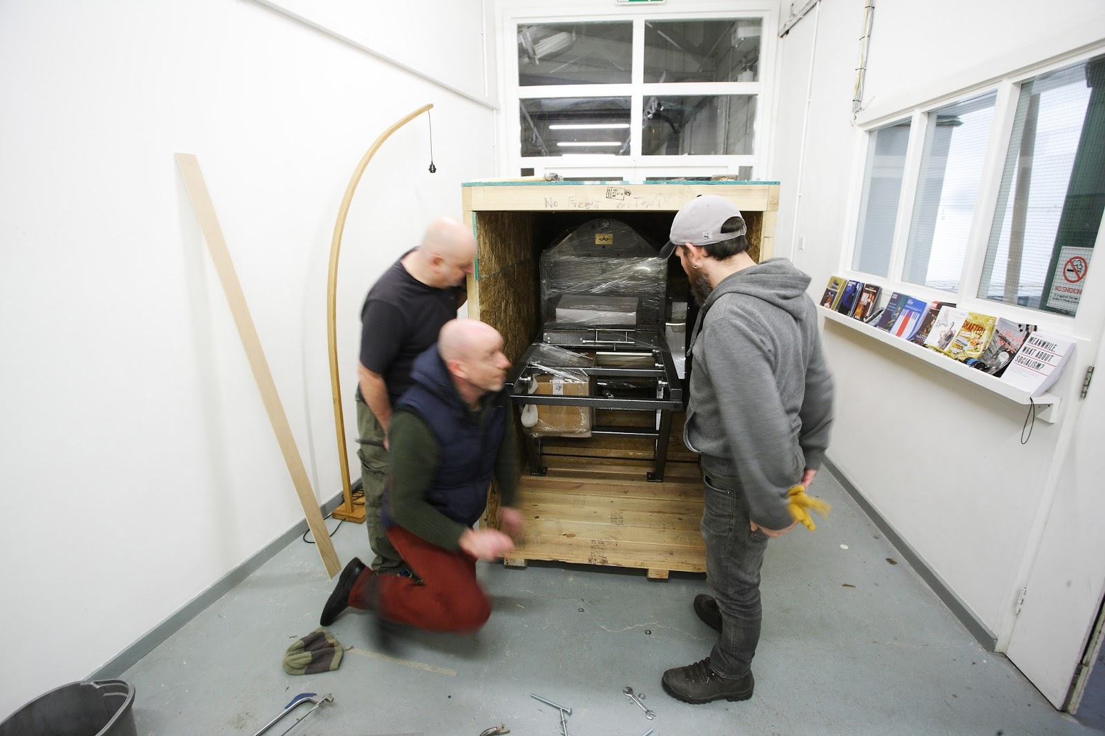 Hole Editions Takach Press Arrival