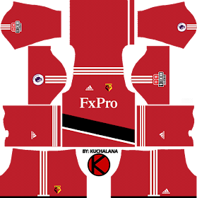 Watford F.C. Kits 2017/2018 - Dream League Soccer