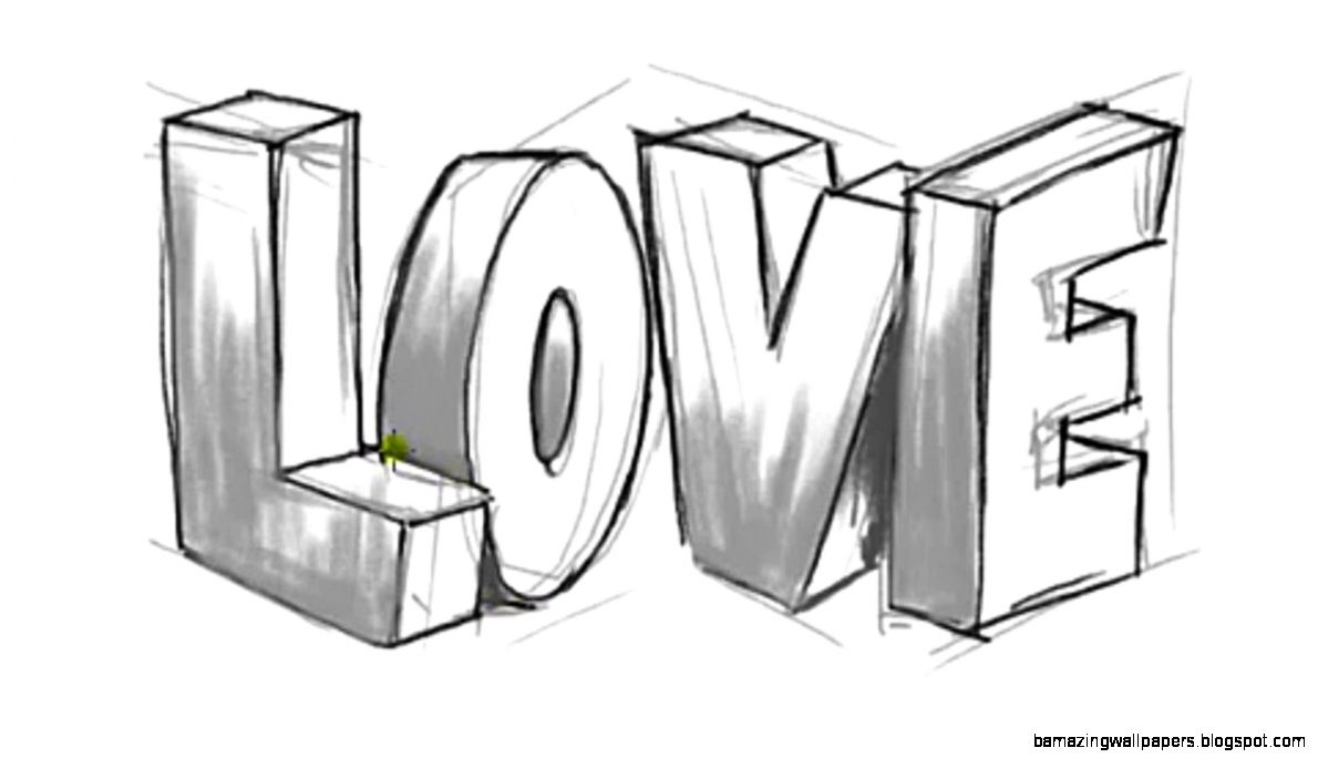 How to Draw 3D LOVE Graffiti Letters   Video Dailymotion