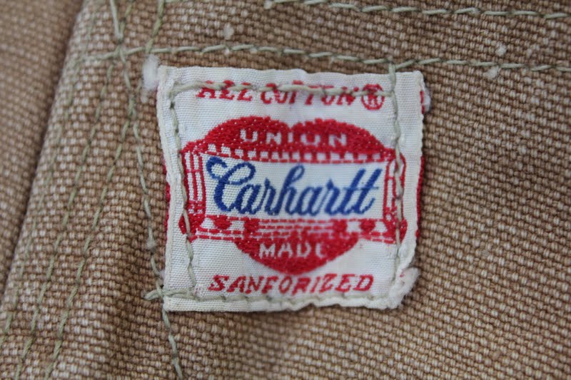 vintage workwear: 1960's Era Carhartt Union Made Brown Duck Work Pants ...