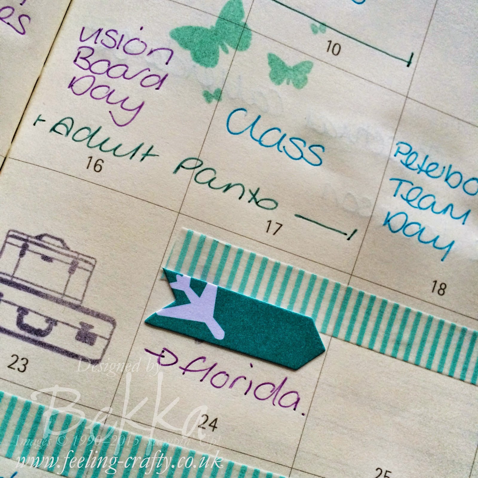 Cutomise your Diary / Planner using Project Life Supplies by Stampin' Up! Get them here