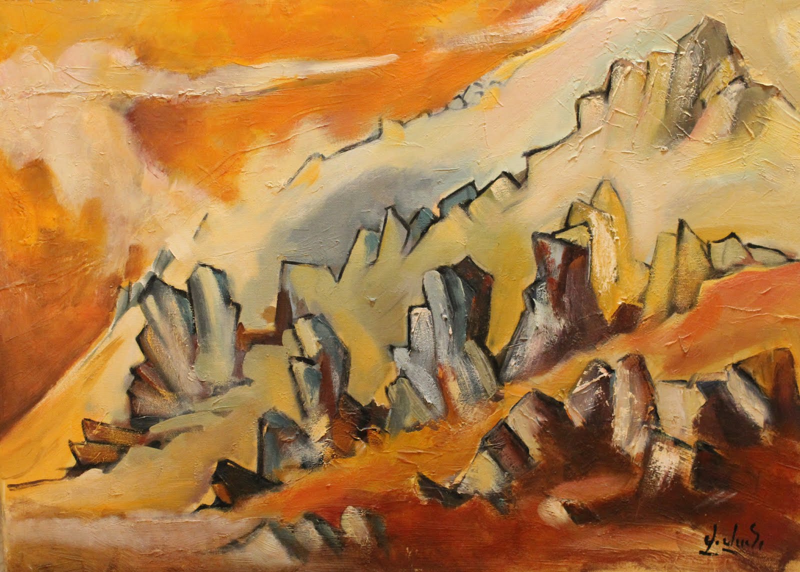 Mount Ara, oil on canvas, 2013, 50x60, 600$