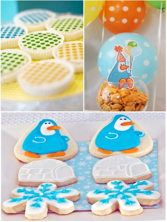 Kids Party Ideas | A Penguin Frozen Igloo Birthday - BirdsParty.com