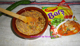BORS DE LEGUME CU ROSII SI LEUSTEAN
