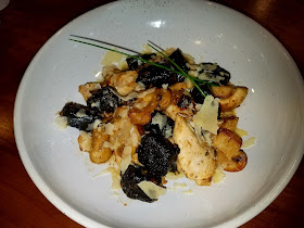 The Coventry, South Melbourne, squid ink gnocchi and chicken