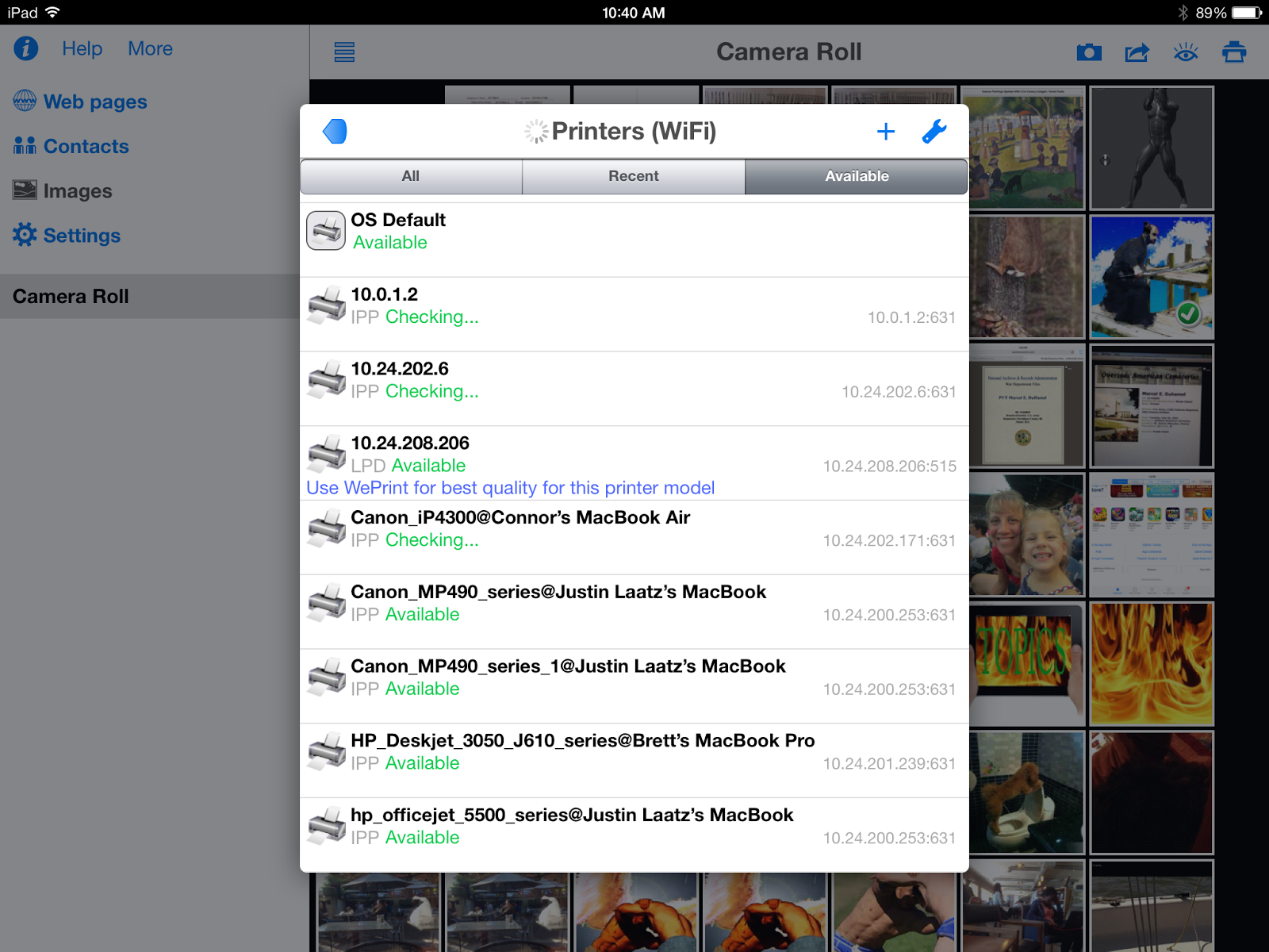 TekNinja Printing from your iDevice!