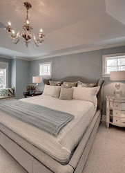 bedroom master paint inspiration colors gray bedrooms bathroom bed grey turquoise looks colour wall headboard same shade nice via soft