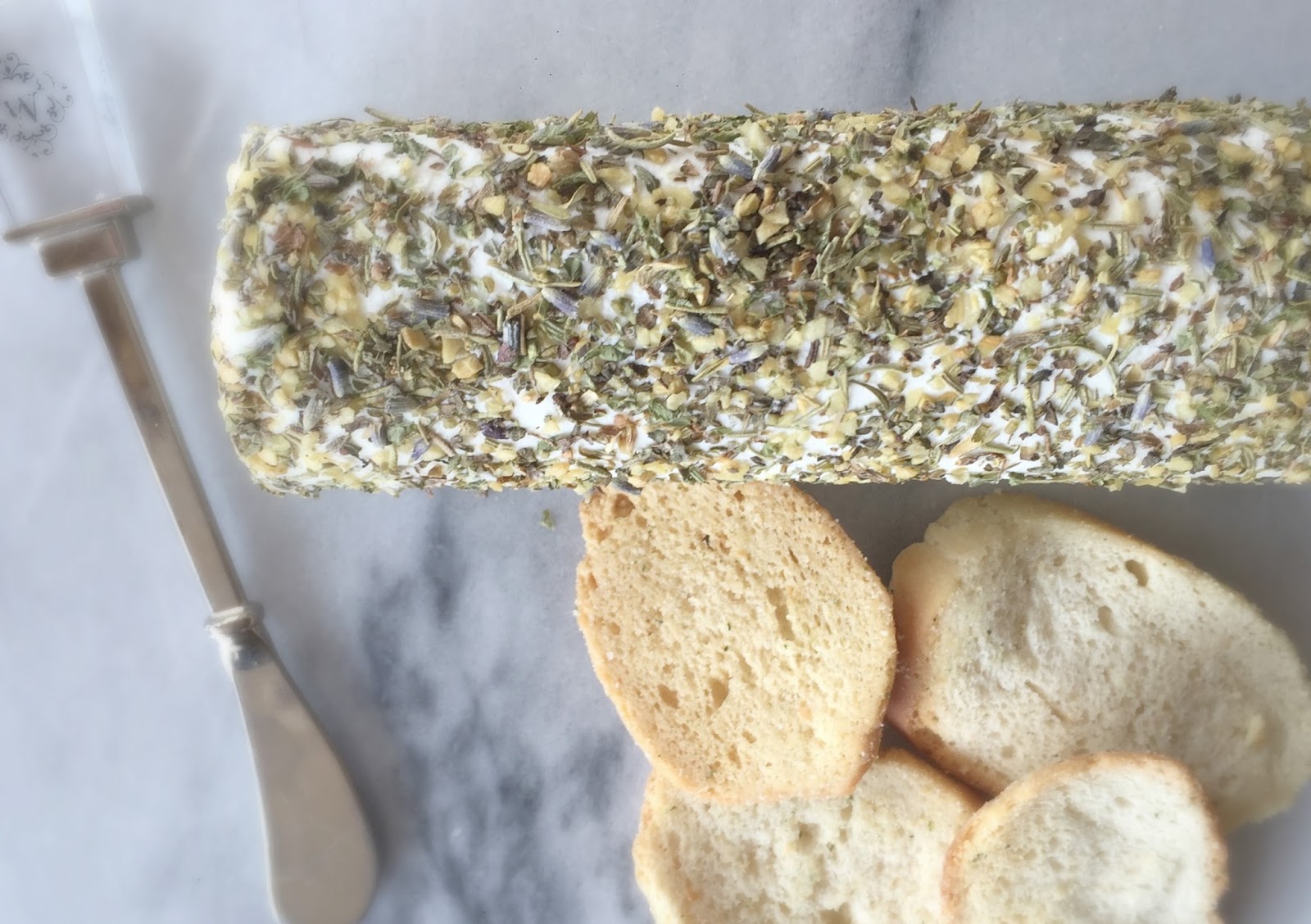 Herbs de Provence Cheese Log Purple Chocolat Home