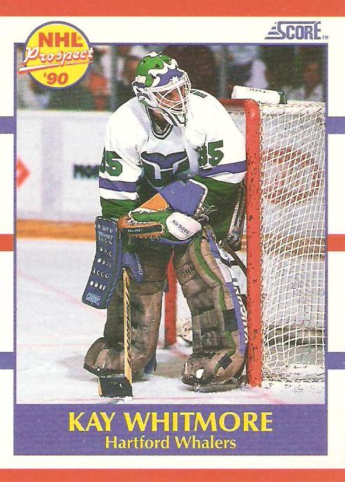 Mike Liut Hartford Whalers Action Signed 8x10