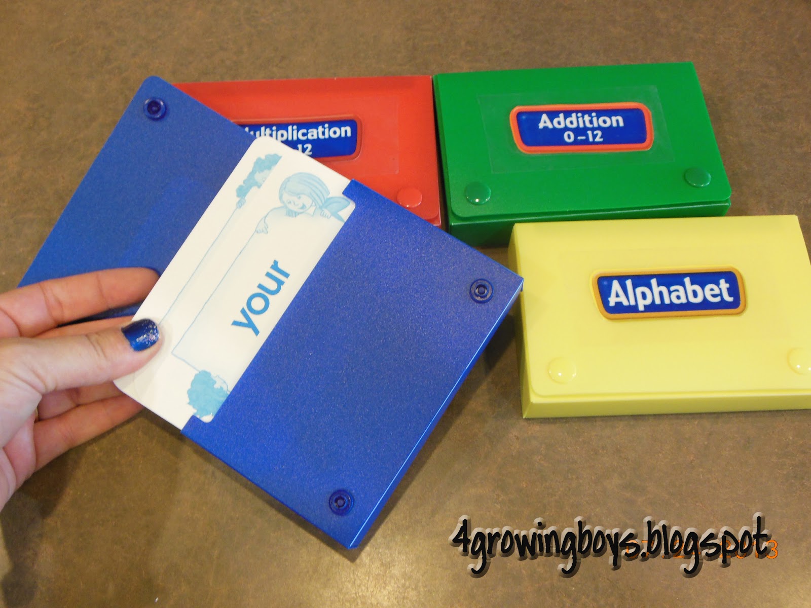 4 Growing Boys Flashcards organized....