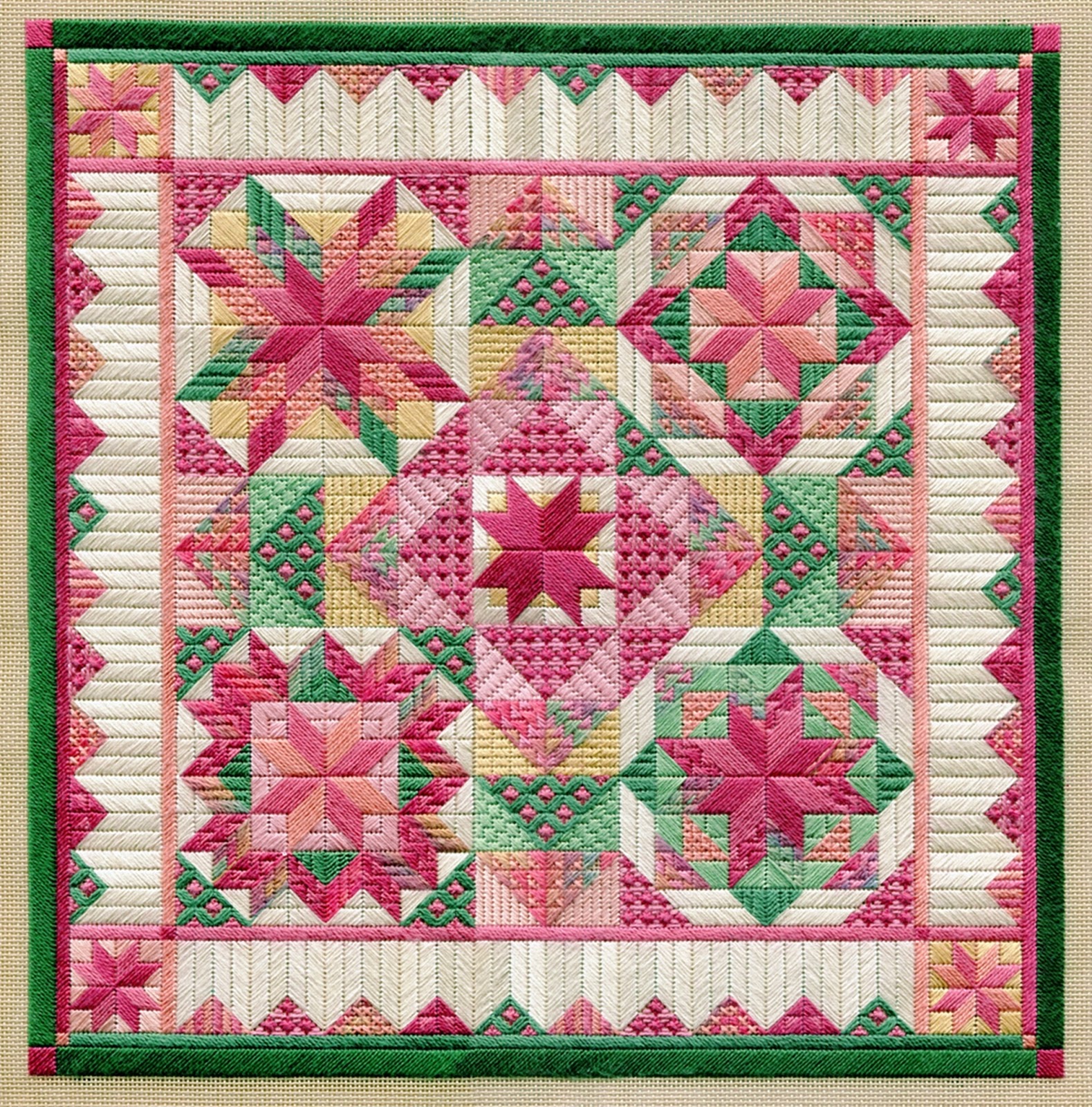 TwoHanded Stitcher Colorful New Quilt Design!