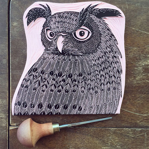 My Owl Barn Highly Detailed Hand Carved Stamp Illustrations