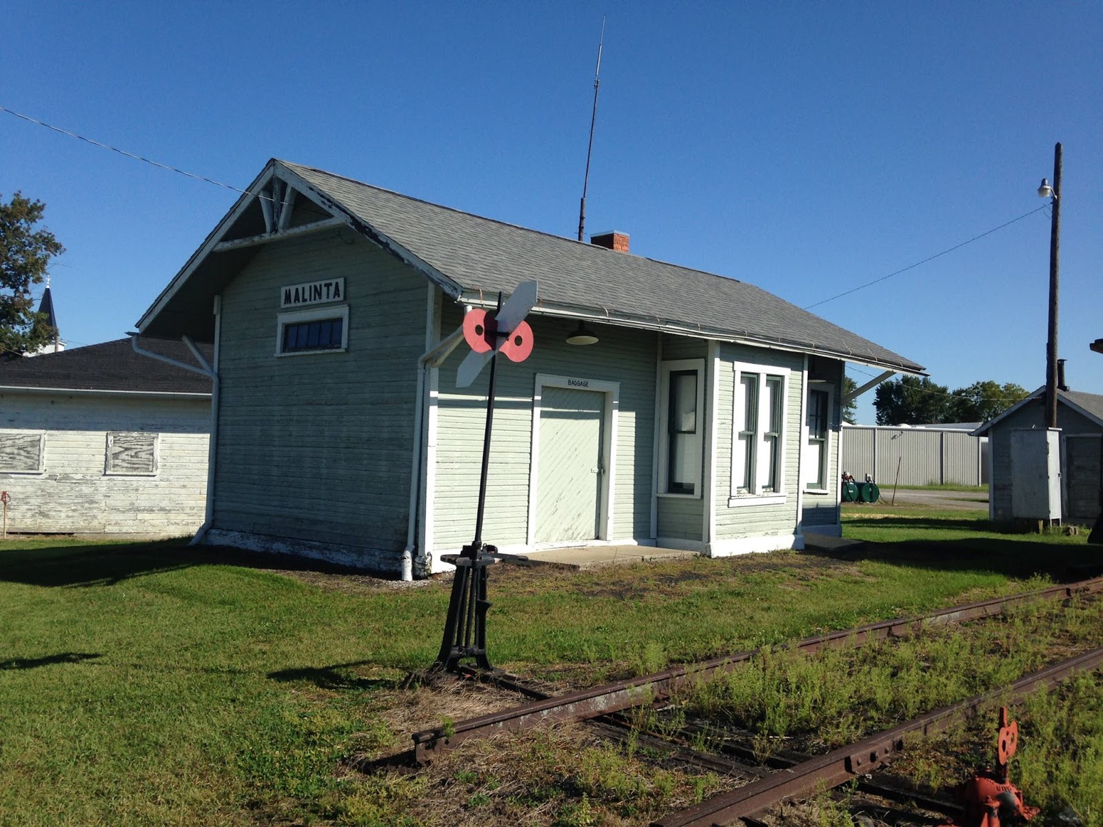 Towns and Nature Malinta, OH NKP(Cloverleaf) Depot and Freighthouse