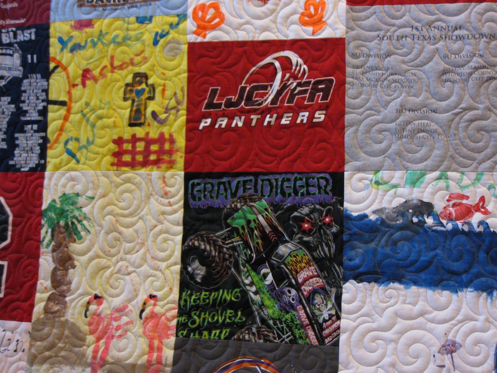 Millie's Quilting Tshirt Quilts and Bags