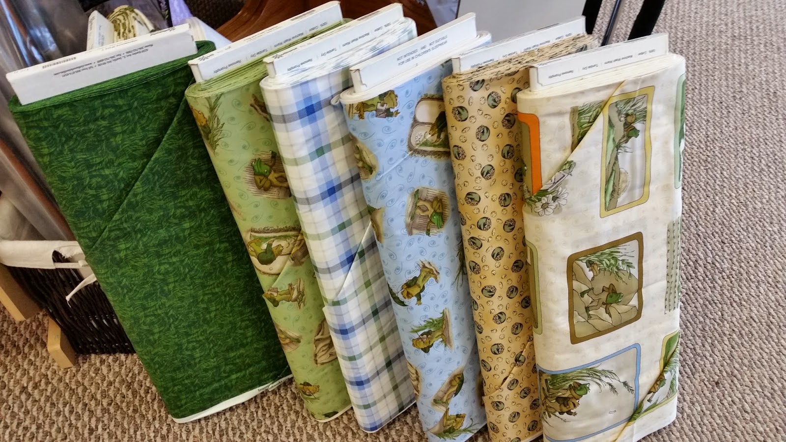 Thimbelina's Quilt Shop: Frog and Toad Together, at Thimbelina's!
