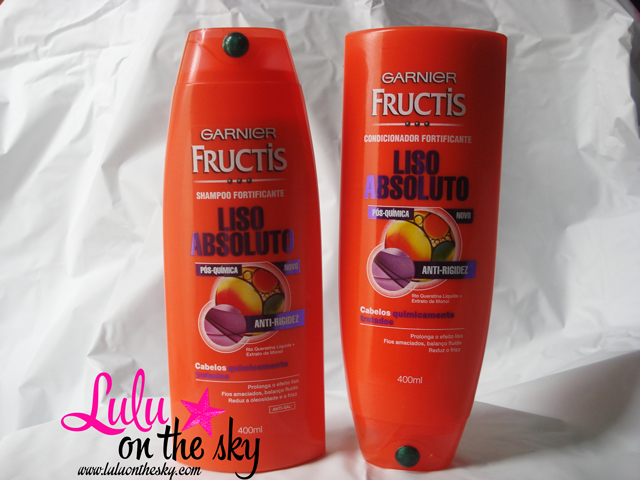 Shampoo e Condicionador Liso Absoluto Pós Química Garnier Fructis: eu testei - blog luluonthesky