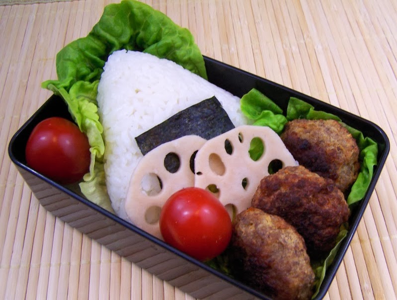 Bento Nr. 321 Onigiri &amp; Daigaku-Imo - Gesundmutter