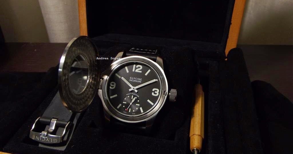 GLYCINE INCURSORE HALF HUNTER REF.3843 LIMITED EDITION - Storie di Orologi  Vintage