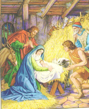 Para Gembala bertemu bayi Yesus