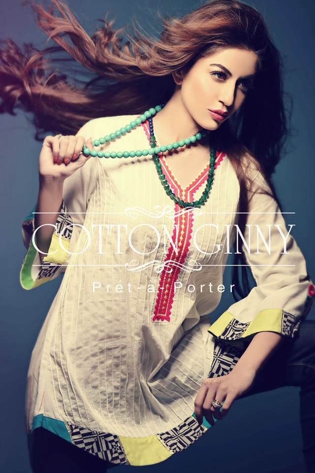 Cotton Ginny Spring Summer Collection 2014 Pret Spring Collection in