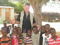 Me with children of Bagao, Somaliland desert (who had never before seen a white man)