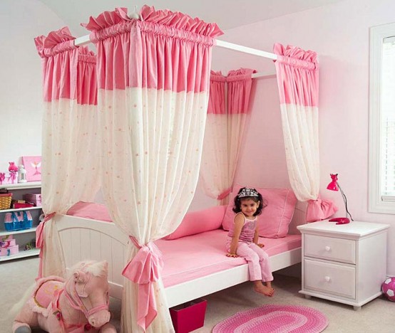 Pink Color Bedrooms Ideas For Girls 15 Picture Gallery