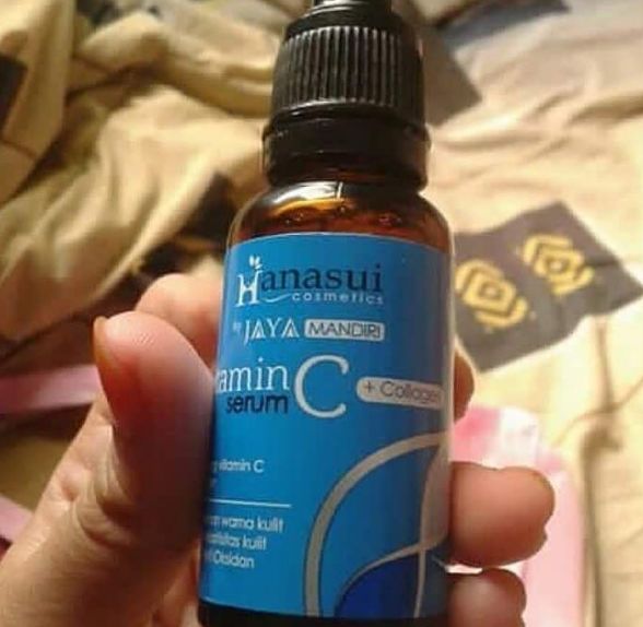 Hanasui Serum Collagen Vit C dan E Biru