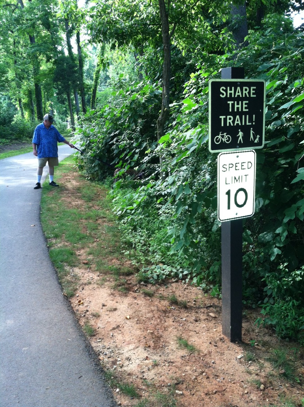 Pawstcards from Hampton Roads: Riverwalk Trail, Rock Hill, SC