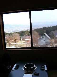 炭焼肉・石花庭 窓からの眺め1