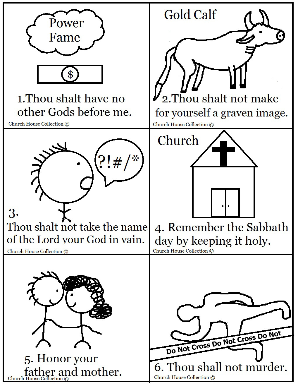 Ten Commandments Printable Activities Ten Commandments Printable Activities