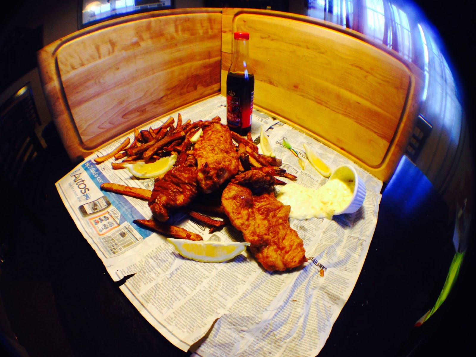 TheFatPastor The Fat Pastor's Guinness Beer Battered Fish & Chips