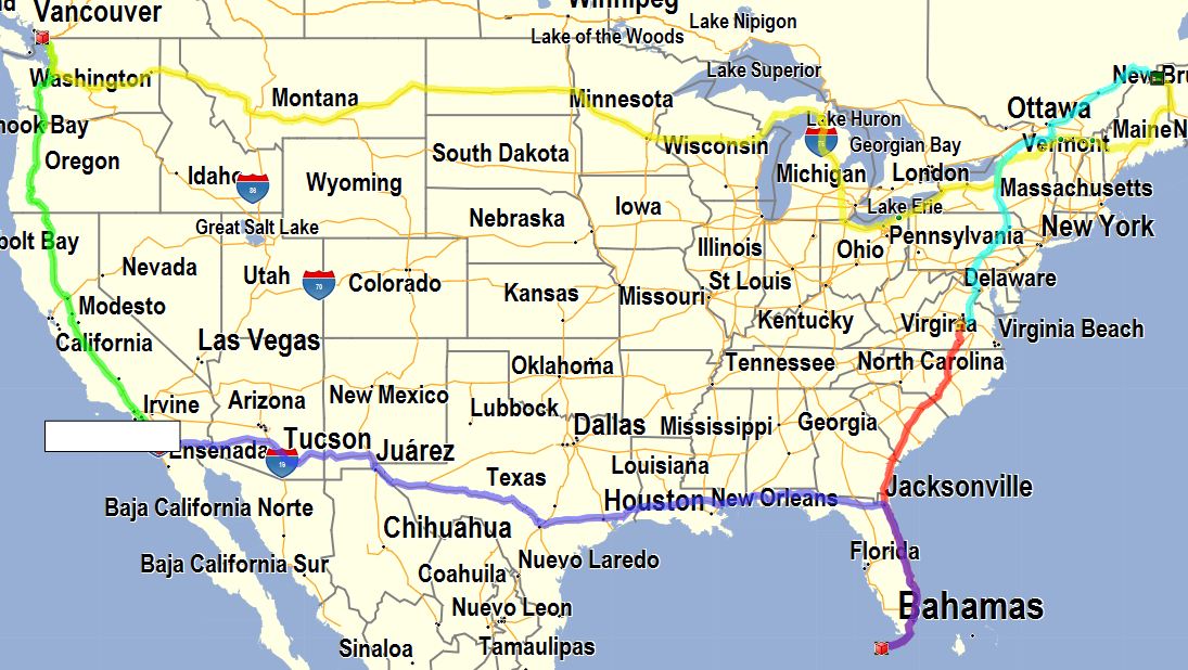 Jim's Motorcycle Trips 2012 Four Corners Tour