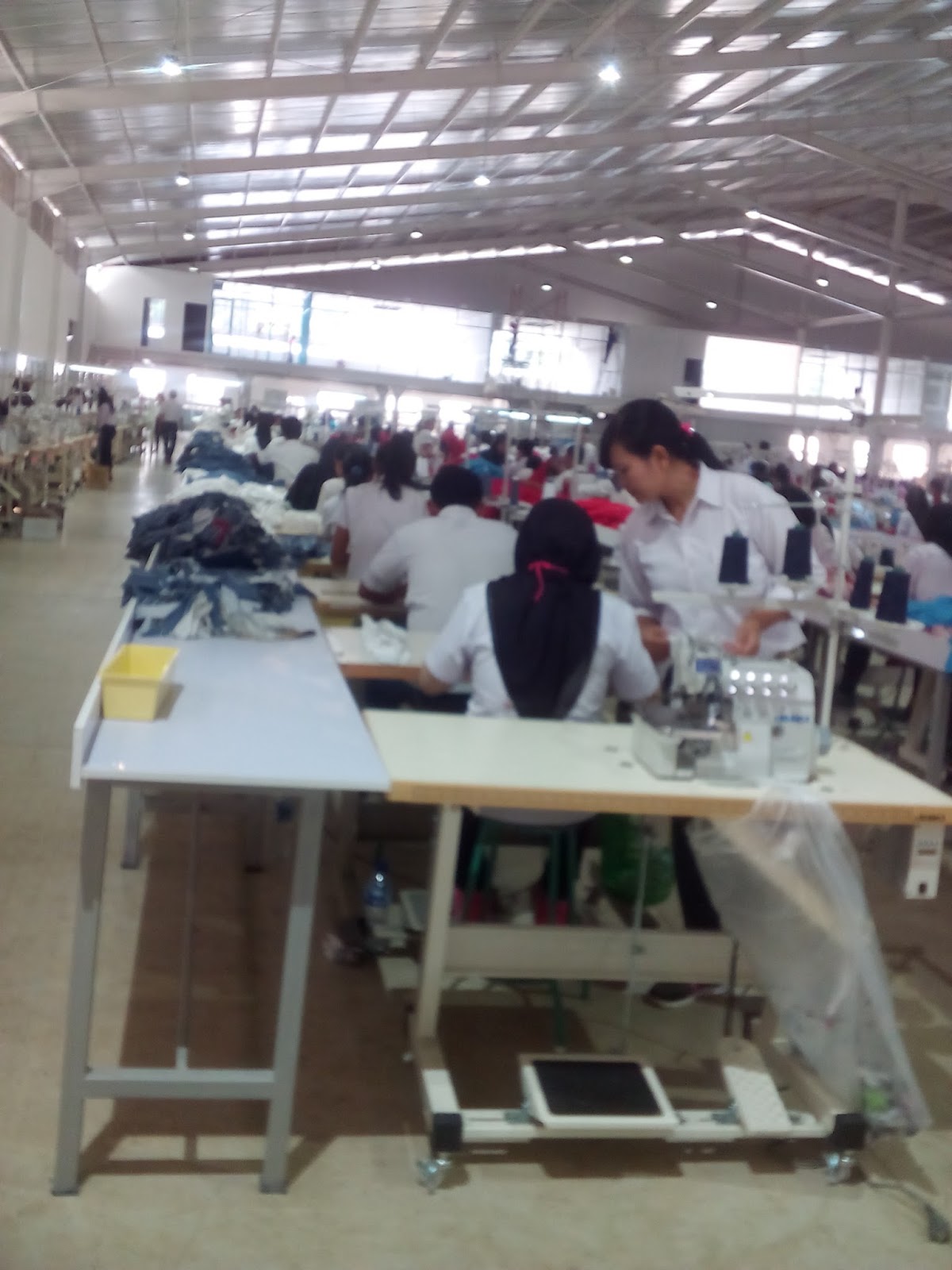 Aktivitas Bagian Sewing Di Idustri Garment Manufacture