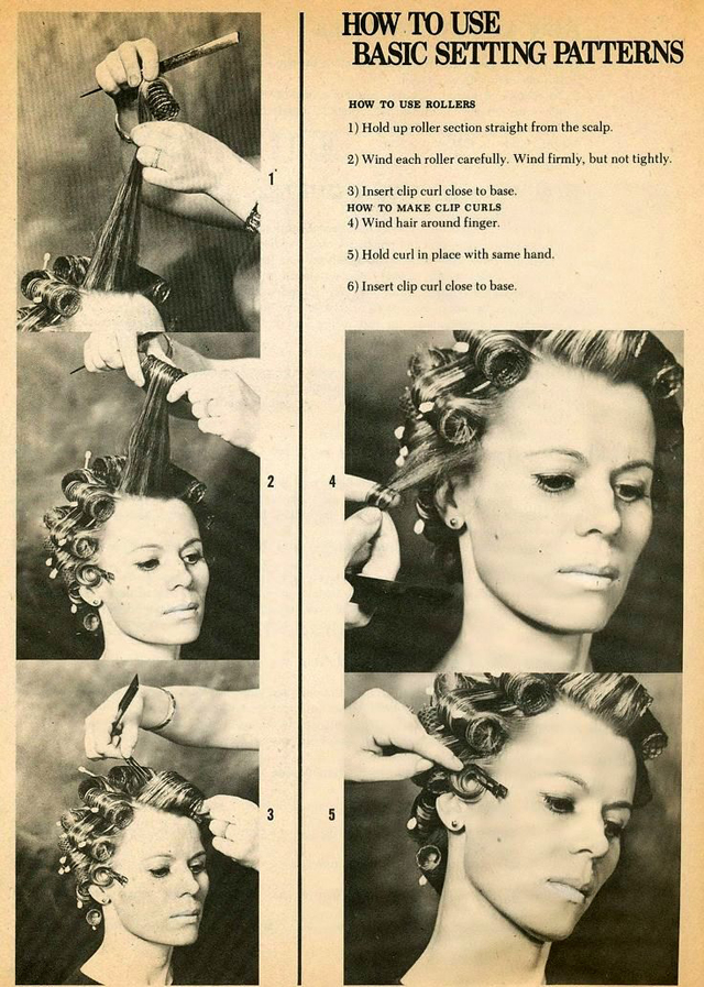 Vintage hair curler Vintage hair curler