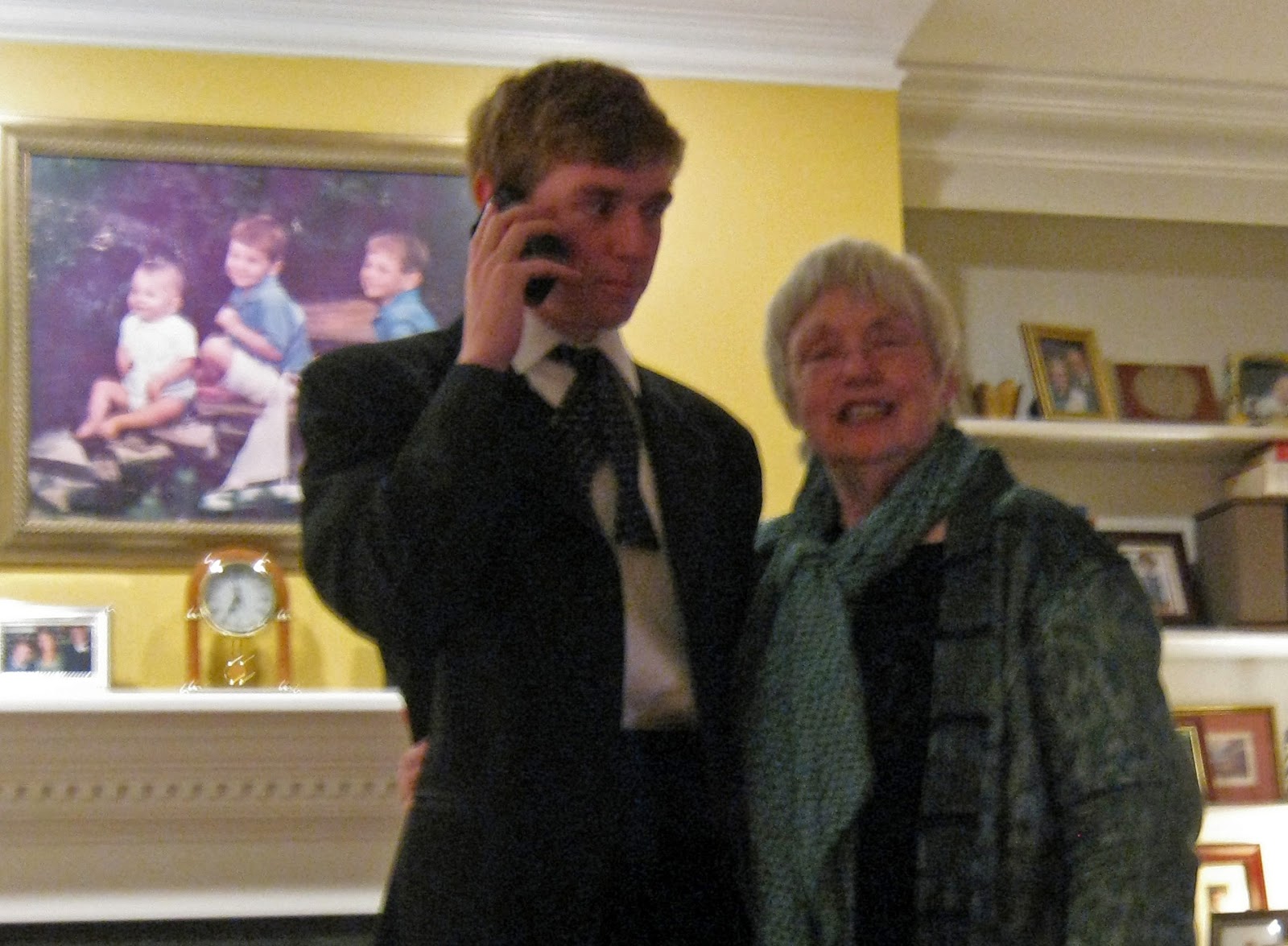 Hanging Out with Grandpat Broughton High Queen of Hearts Dance 2013