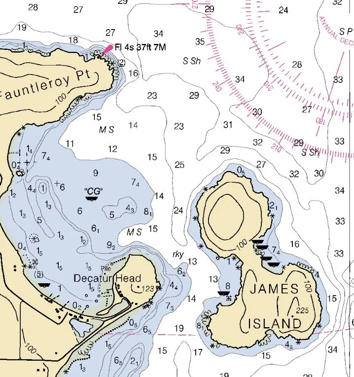 James Island Noaa chart