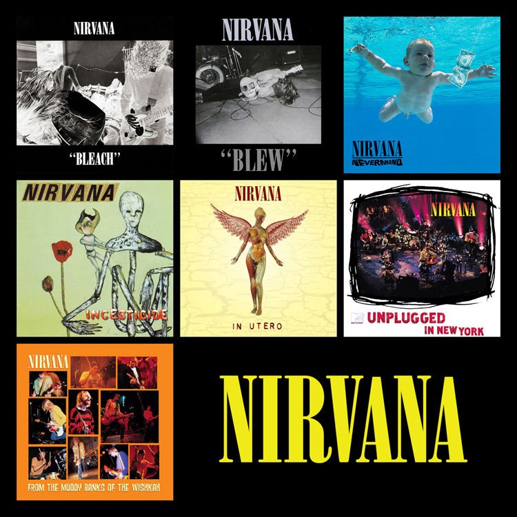 Как называется последний альбом. Nirvana дискография. Nirvana обложка диска. 3 Альбом нирваны. Nirvana 1995 альбом.
