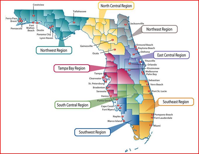 The Sunshine State Florida's Regions