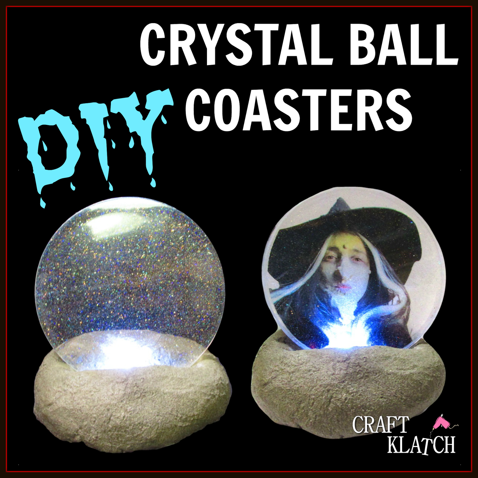 Craft Klatch ® Crystal Ball Coasters DIY Project Another Coaster
