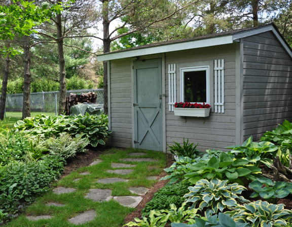 Three Dogs in a Garden: Collectable Hostas