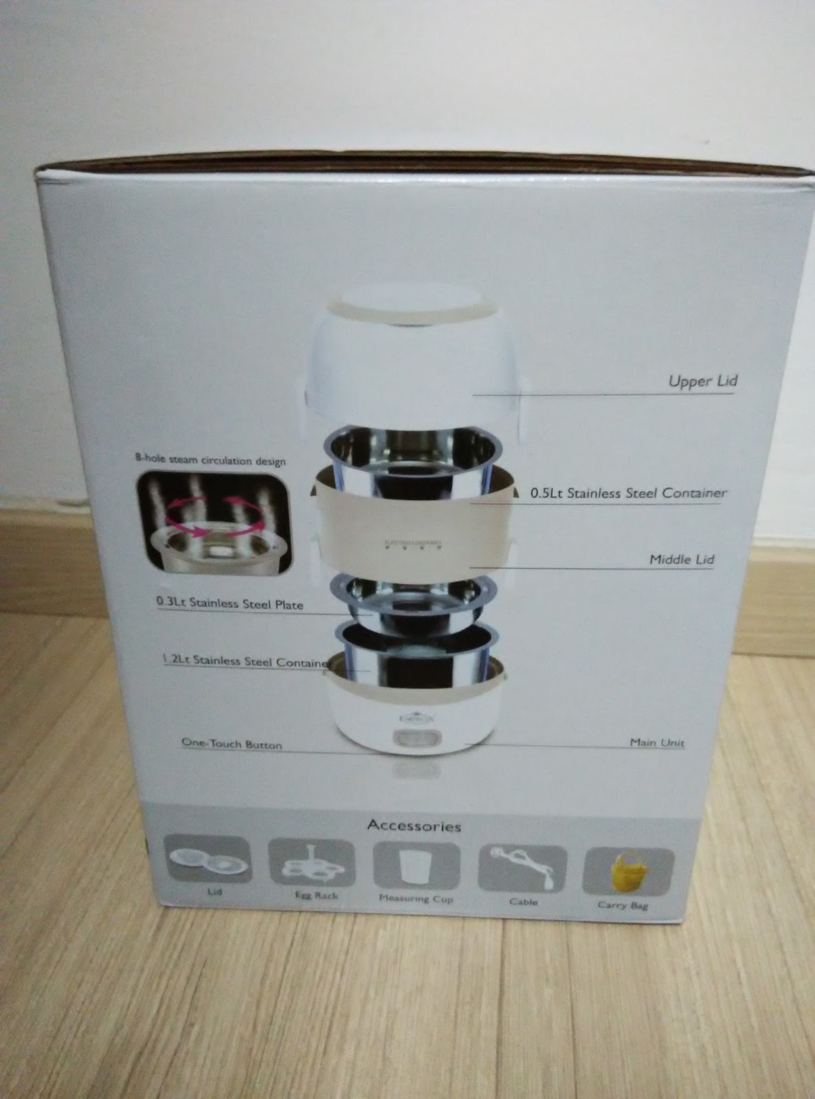 Its easy to cook Empress electric lunch box by cosway review and unboxing