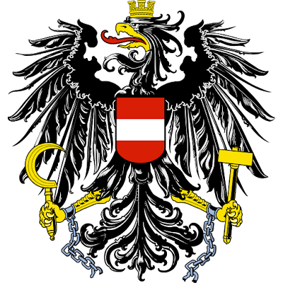 Logo Gambar Lambang Simbol Negara Austria PNG JPG ukuran 400 px