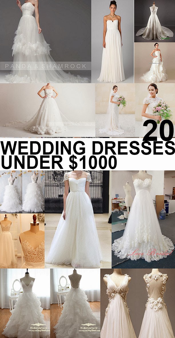 Grosgrain: 20 Wedding Dresses Under $1000 on Etsy