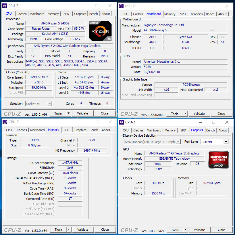 Raven Ridge Ryzen 2400g Graphics Amd Ryzen 2400g Radeon Vega - Main Image