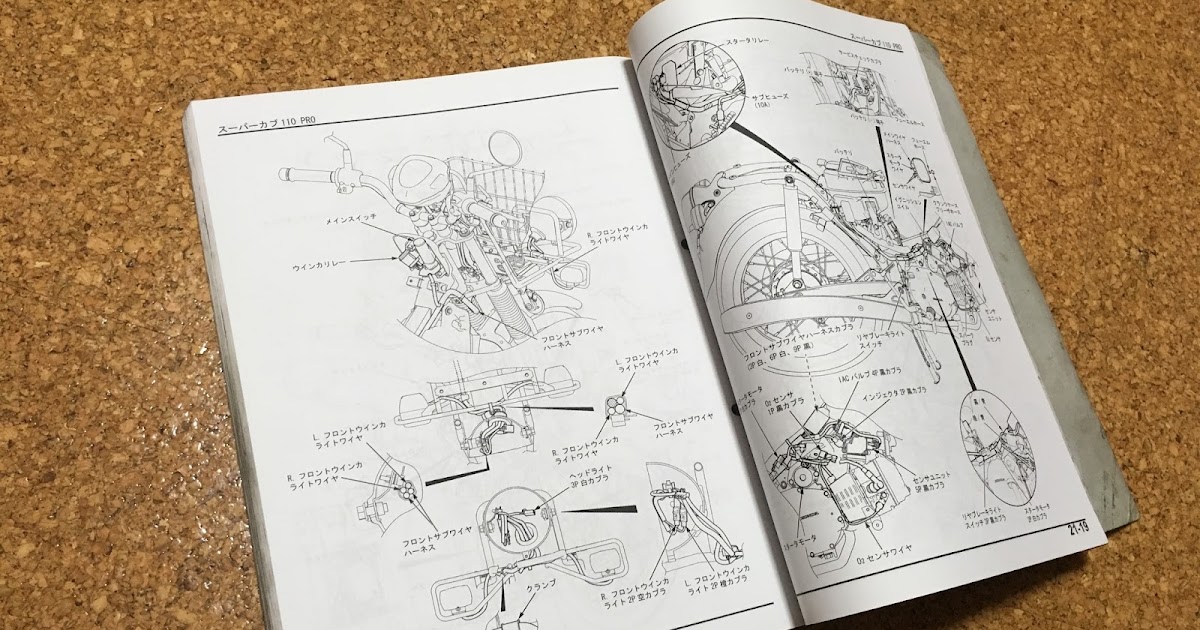 JA07 スーパーカブ110/110PRO サービスマニュアル アウトスタンディングモーターサイクル｜【ホンダ】サービス