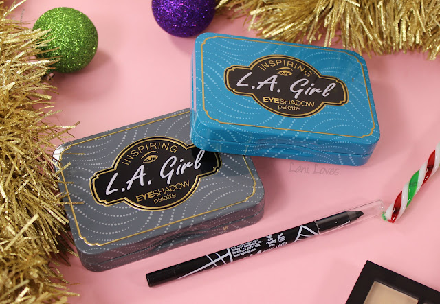 LA Girl Inspiring Eyeshadow Palettes, Gel Eyeliner review