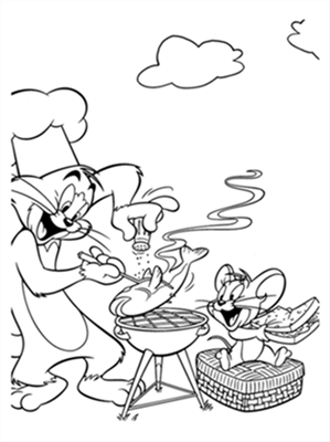 Tom And Jerry Coloring Pages Fantasy Coloring Pages