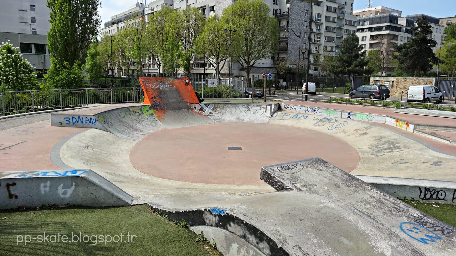 Le skatepark de Fougères, Porte des Lilas Paris Jackspots