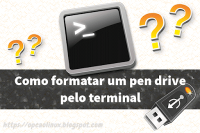 Como formatar um pen drive pelo terminal no Linux