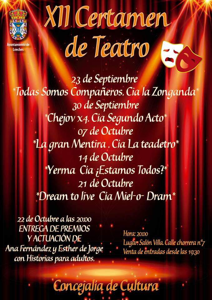 Yerma la obra de teatro de la Compañía ¿Estamos Todos? participa en el el XII Certamen de teatro Yerma la obra de teatro de la Compañía ¿Estamos Todos? participa en el el XII Certamen de teatro